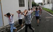 我校开展7月份应急演练