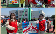 尚湖中心小学党员进行爱心义卖