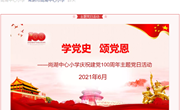 尚湖中心小学党支部开展6月主题党日活动